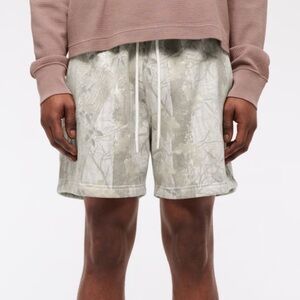 Stylish Gray Patterned Shorts